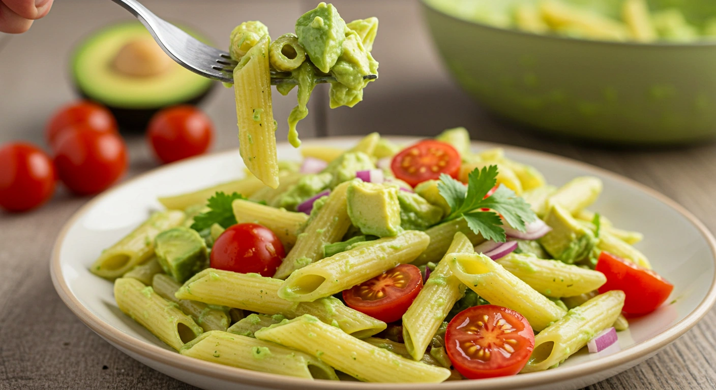 Creamy Avocado Pasta Salad